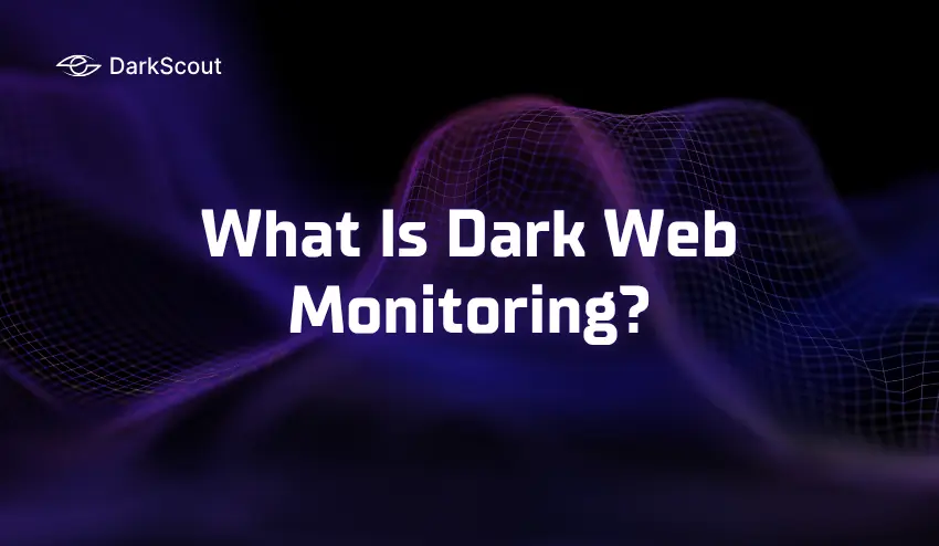 Dark web monitoring